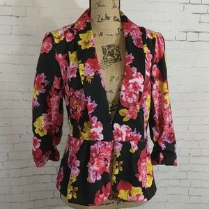 ELLE Floral Blazer Jacket
